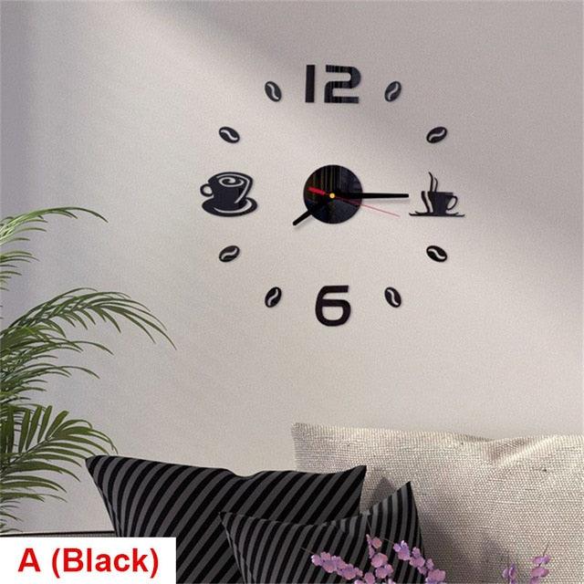 20 Inch Modern Silent Wall Clock with Arabic Numerals