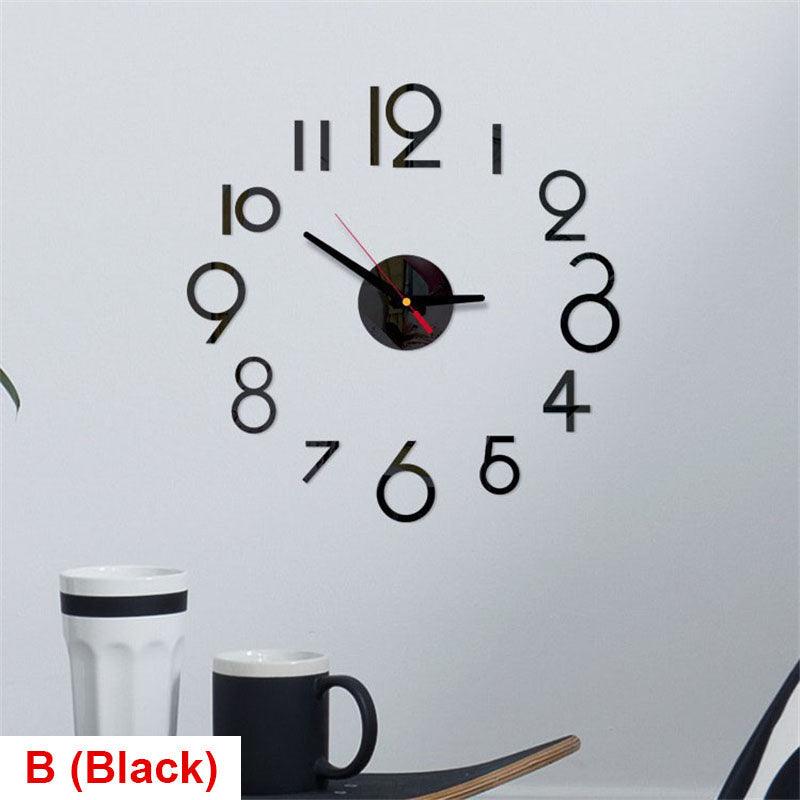 20 Inch Modern Silent Wall Clock with Arabic Numerals
