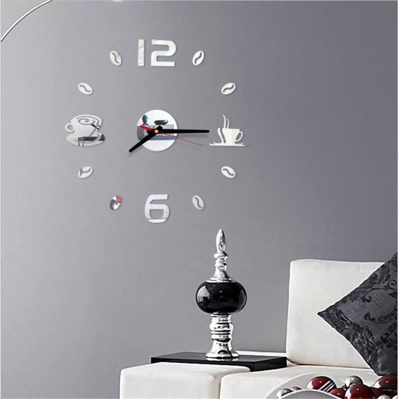 20 Inch Modern Silent Wall Clock with Arabic Numerals