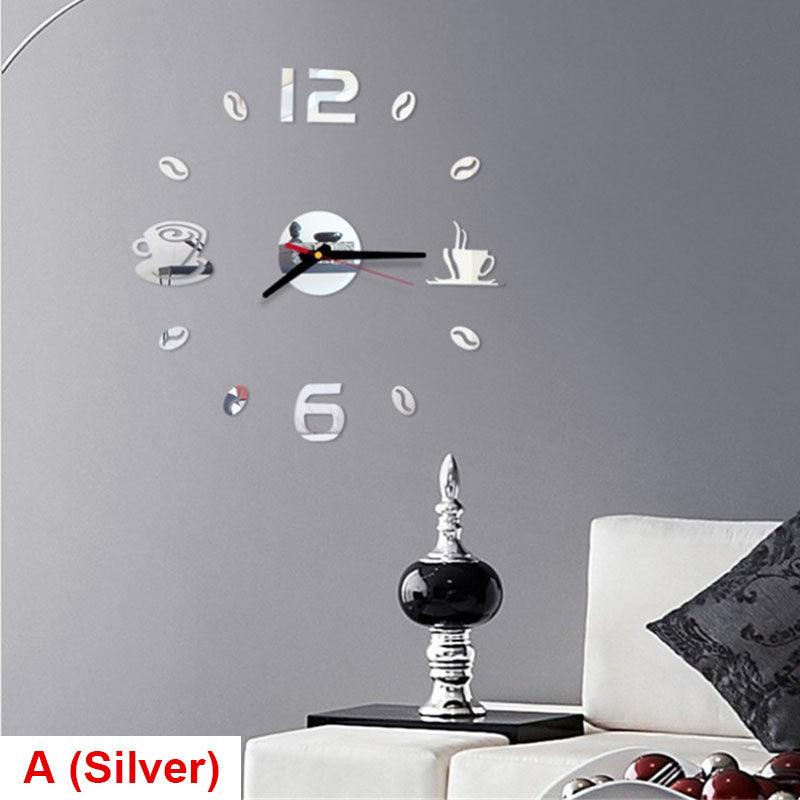 20 Inch Modern Silent Wall Clock with Arabic Numerals