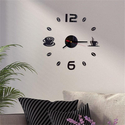 20 Inch Modern Silent Wall Clock with Arabic Numerals
