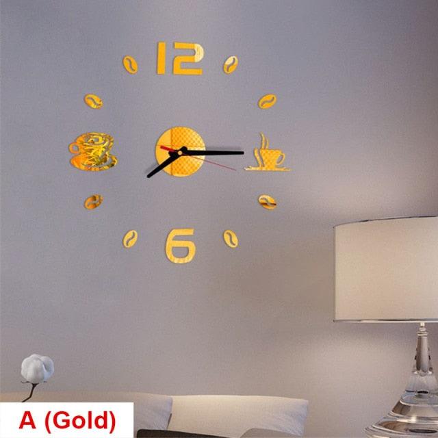 20 Inch Modern Silent Wall Clock with Arabic Numerals