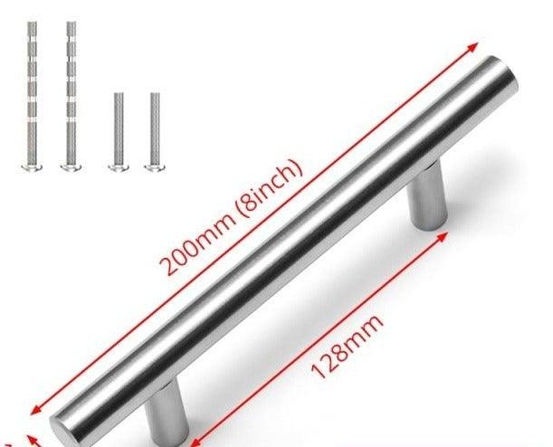 Ensemble de 20 poignées de cabinet en acier inoxydable brossé doré