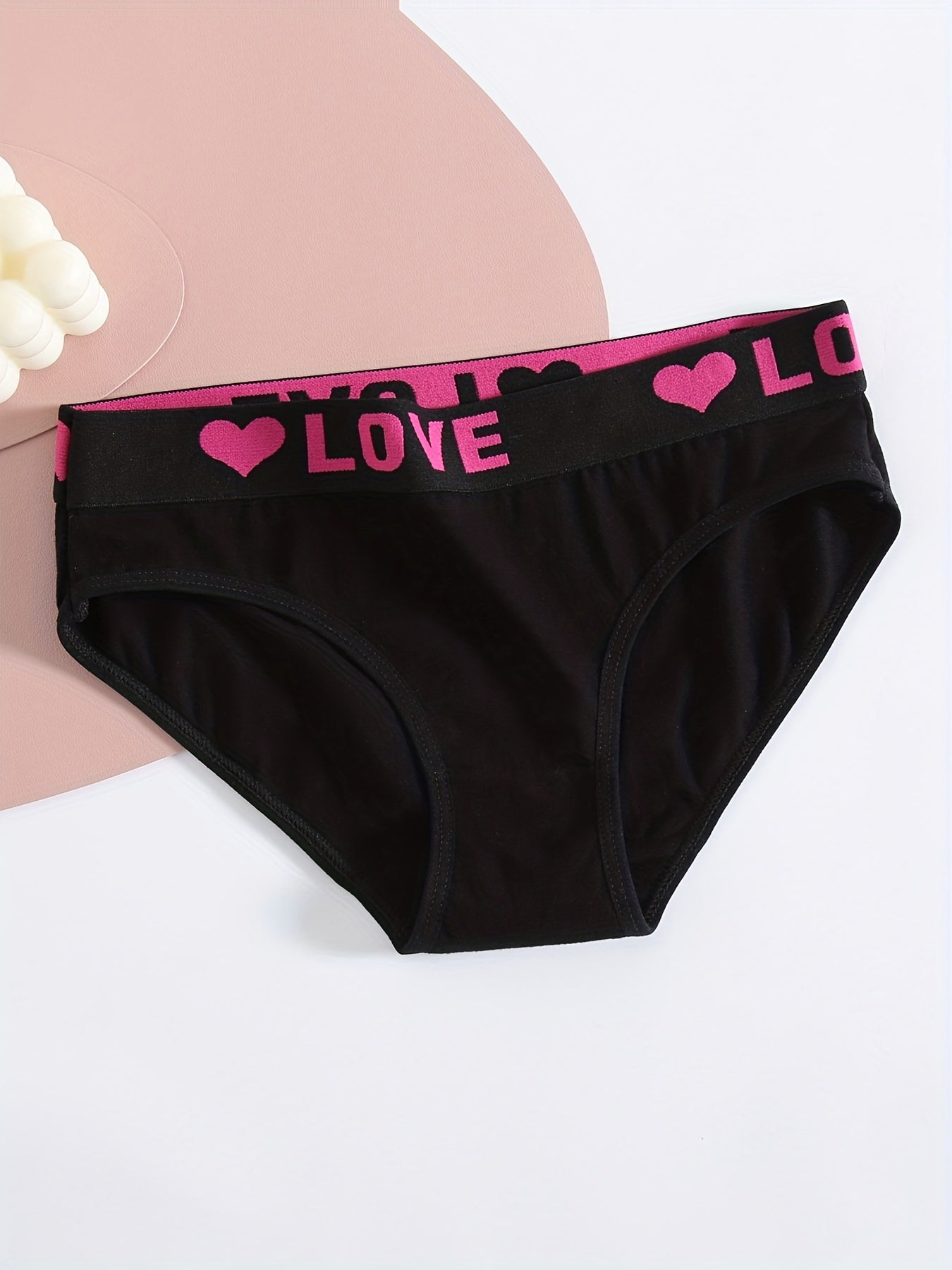 Vibrant 6-Pack Women's Seamless Bikini Briefs – Soft Cotton Underwear with Fun Alphabet Prints - Korvel