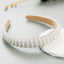 New Full Diamond Headband Pearl Rhinestone Fashion Headband Versatile Hair Accessories For Going Out - Korvel
