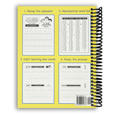 Essential Sight Words Activity Workbook for Young Learners (Spiral Bound) - Korvel
