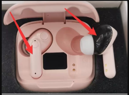Mini Transparent Wireless Bluetooth Headset with Digital Display