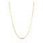 Sterling Silver Gold Plated Paperclip Chain Necklace
