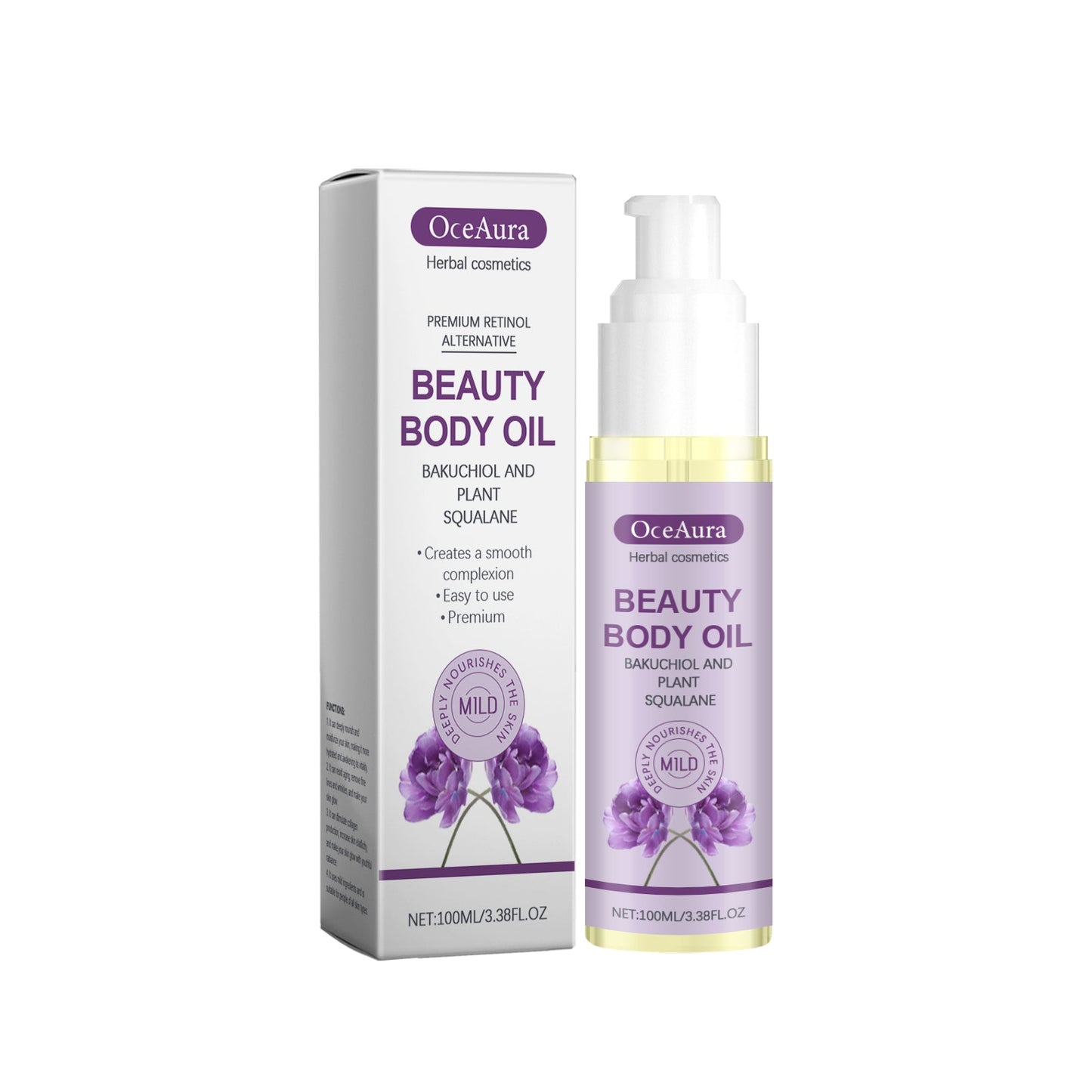 Premium Body Moisturizing Care Oil for Daily Hydration