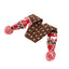 Knitted Christmas Dog Scarf with Elk Design