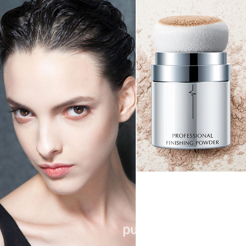Pudaier Mushroom Head Loose Powder Soft Color Traceless Fixed Makeup Powder Brightens Skin Tone Invisible Pore Honey Powder - Korvel