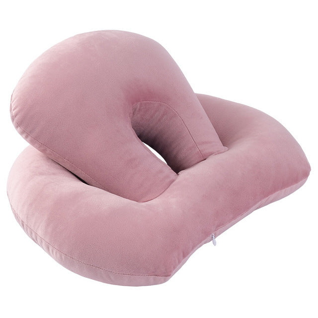 U-Shaped Travel Neck Pillow with Arm Rest Support