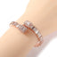 Fashionable Opening Bracelet Ins Style Diamond Set Interwoven Two Color Bracelet Personalized Hip Hop Men's Handpiece - Korvel