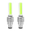 FORAUTO 2PCS Car Wheel LED Light Motocycle Bike Light Tire Valve Cap Decorative Lantern Tire Valve Cap Flash Spoke Neon Lamp - Korvel