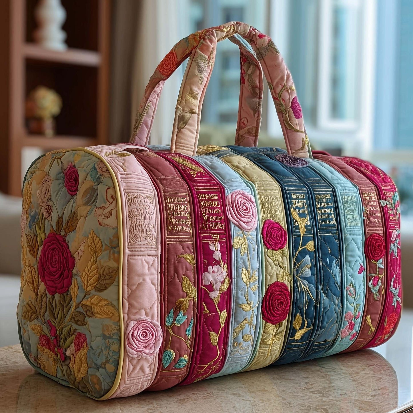 Bookwind Series Handheld Quilted Travel Bag - Multi-Functional