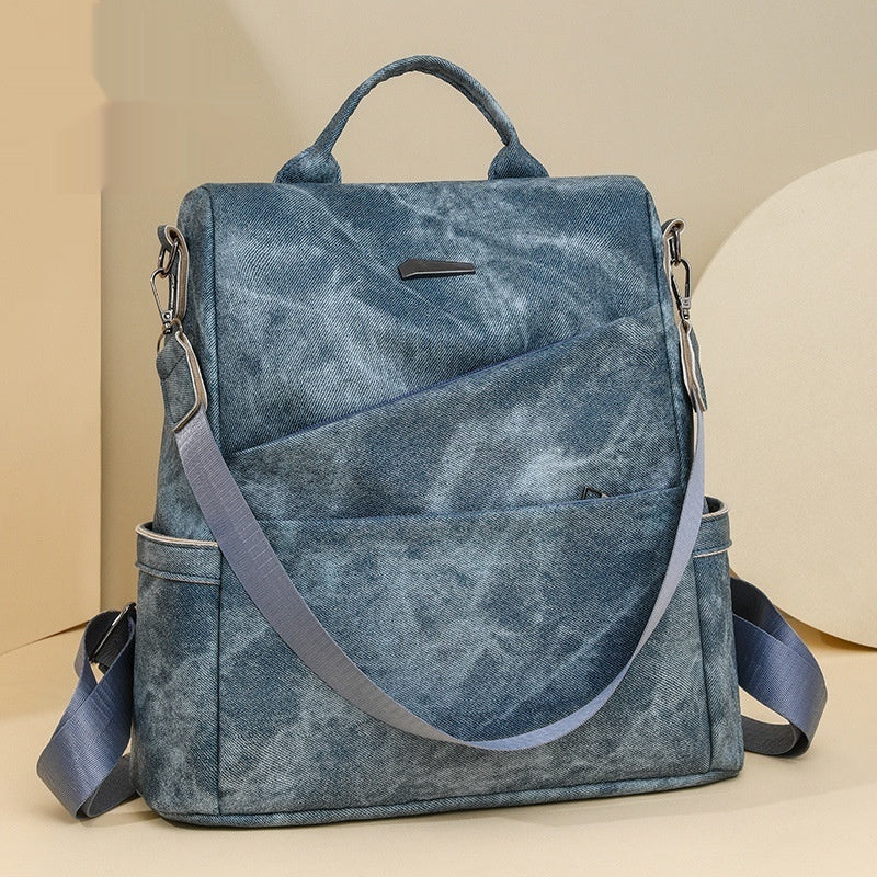 Sac à dos en cuir souple pour femmes pour les voyages et l'école