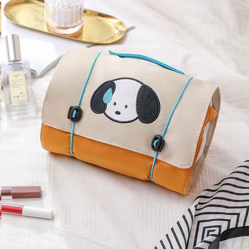 Bolsa de Viaje Cosmética Cuatro en Uno de Perrito de Dibujos Animados