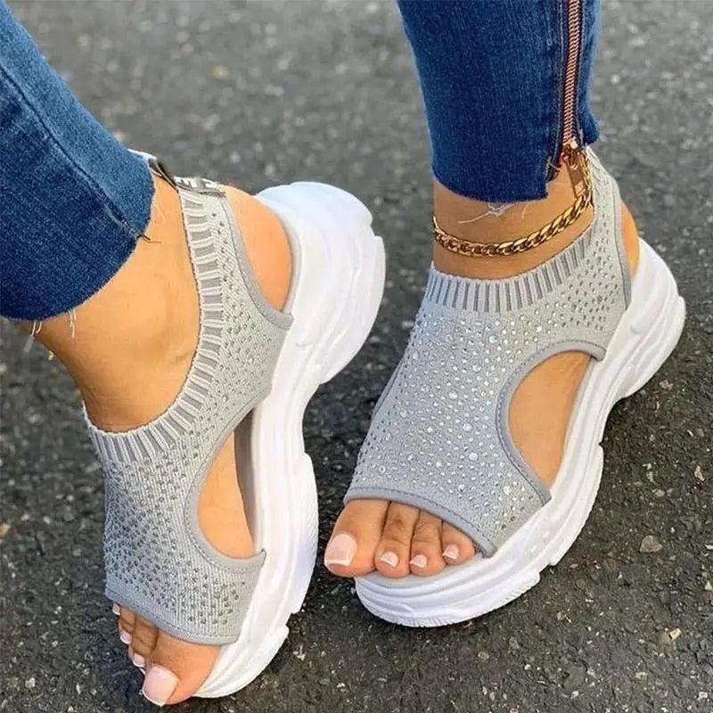Sandales de confort élégantes pour femmes - Design moderne pour l'été