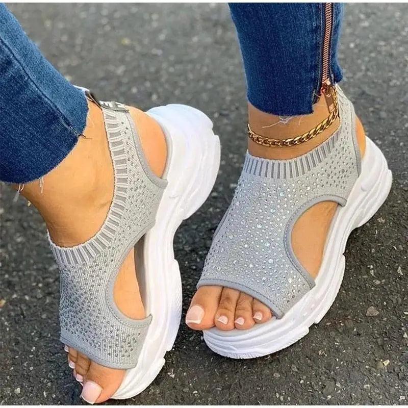 Sandales de confort élégantes pour femmes - Design moderne pour l'été