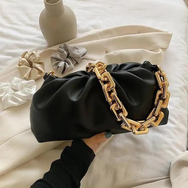 Bolso de Hombro de Diseño para Mujeres de Cuero Suave Premium
