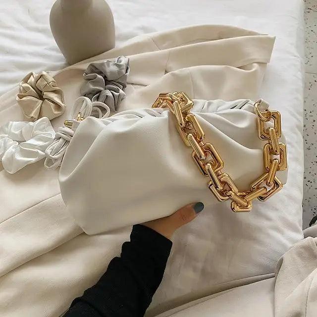 Bolso de Hombro de Diseño para Mujeres de Cuero Suave Premium