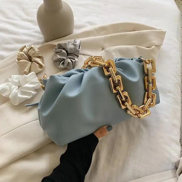 Bolso de Hombro de Diseño para Mujeres de Cuero Suave Premium