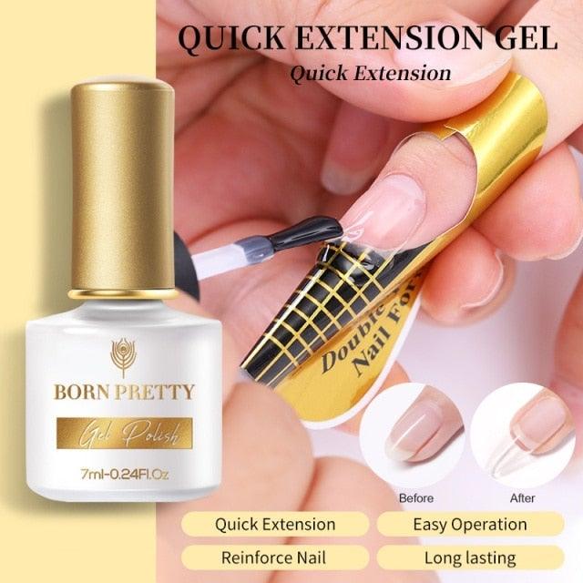 Vernis à ongles en gel pailleté coloré - Design élégant et premium