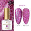 Vernis à ongles en gel pailleté coloré - Design élégant et premium