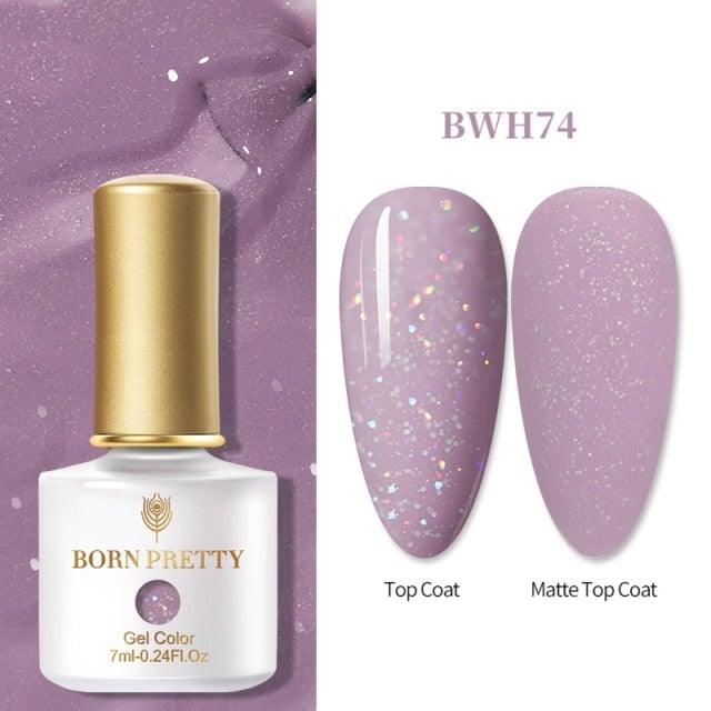 Vernis à ongles en gel pailleté coloré - Design élégant et premium