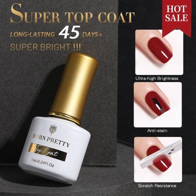 Vernis à ongles en gel pailleté coloré - Design élégant et premium