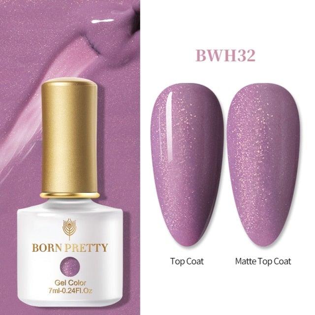 Vernis à ongles en gel pailleté coloré - Design élégant et premium