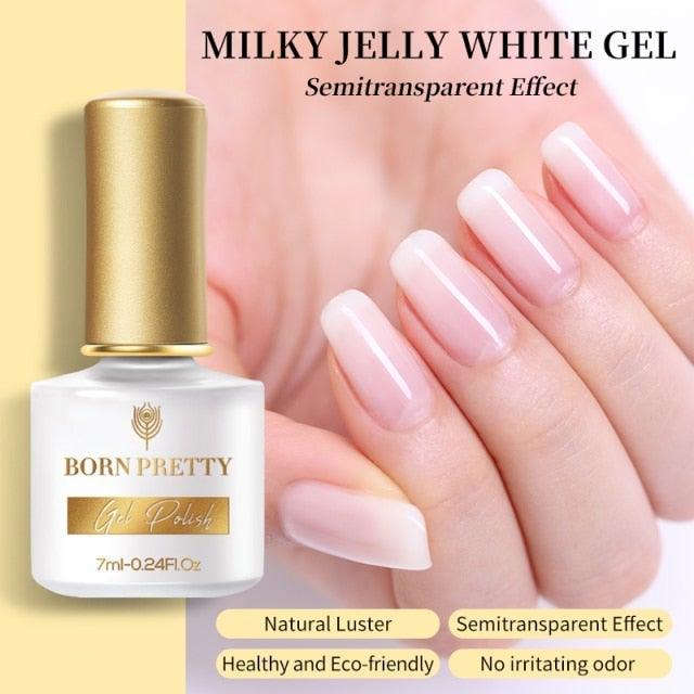 Vernis à ongles en gel pailleté coloré - Design élégant et premium