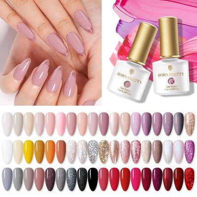 Colorful Glitter Nail Gel Polish - Stylish & Premium Design