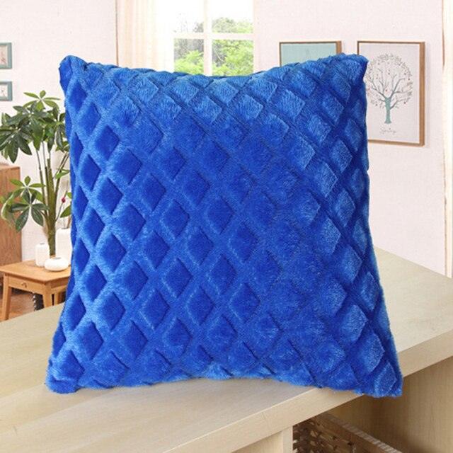 Soft Plush Cushion Cover for Elegant Home Decor