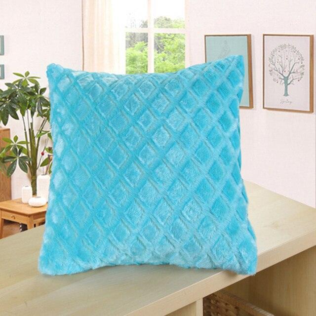 Soft Plush Cushion Cover for Elegant Home Decor