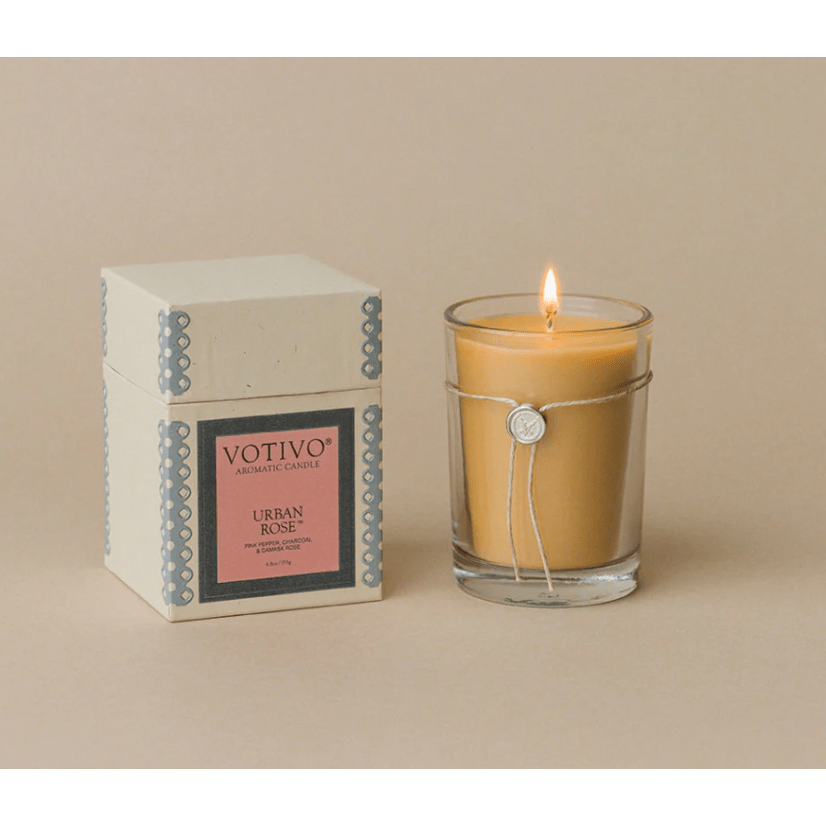 Bougie Aromatique Votivo Rose Urbaine 6,8 oz