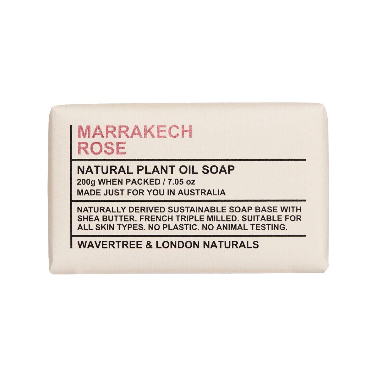 Savon Naturel Marrakech Rose Wavertree & London 7 Oz