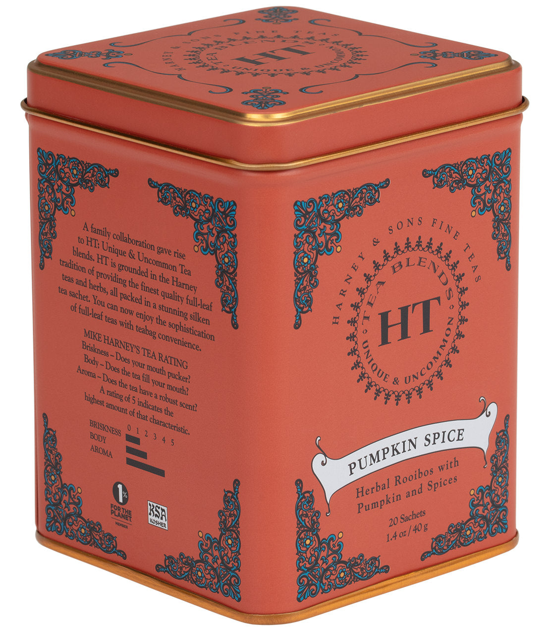 Pumpkin Spice Tea - HT Tin of 20 Sachets