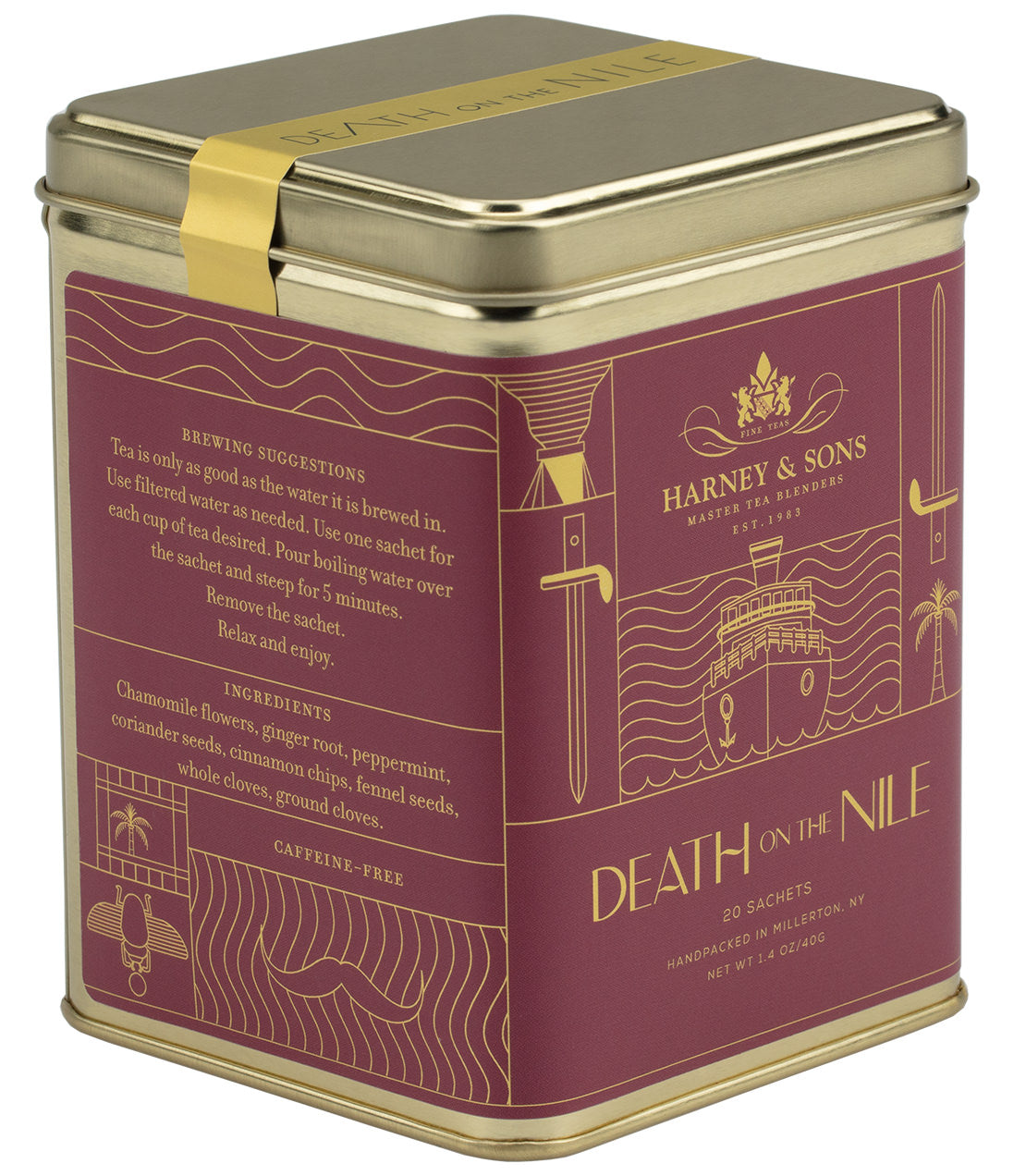 Té Muerte en el Nilo - Lata de 20 Bolsitas