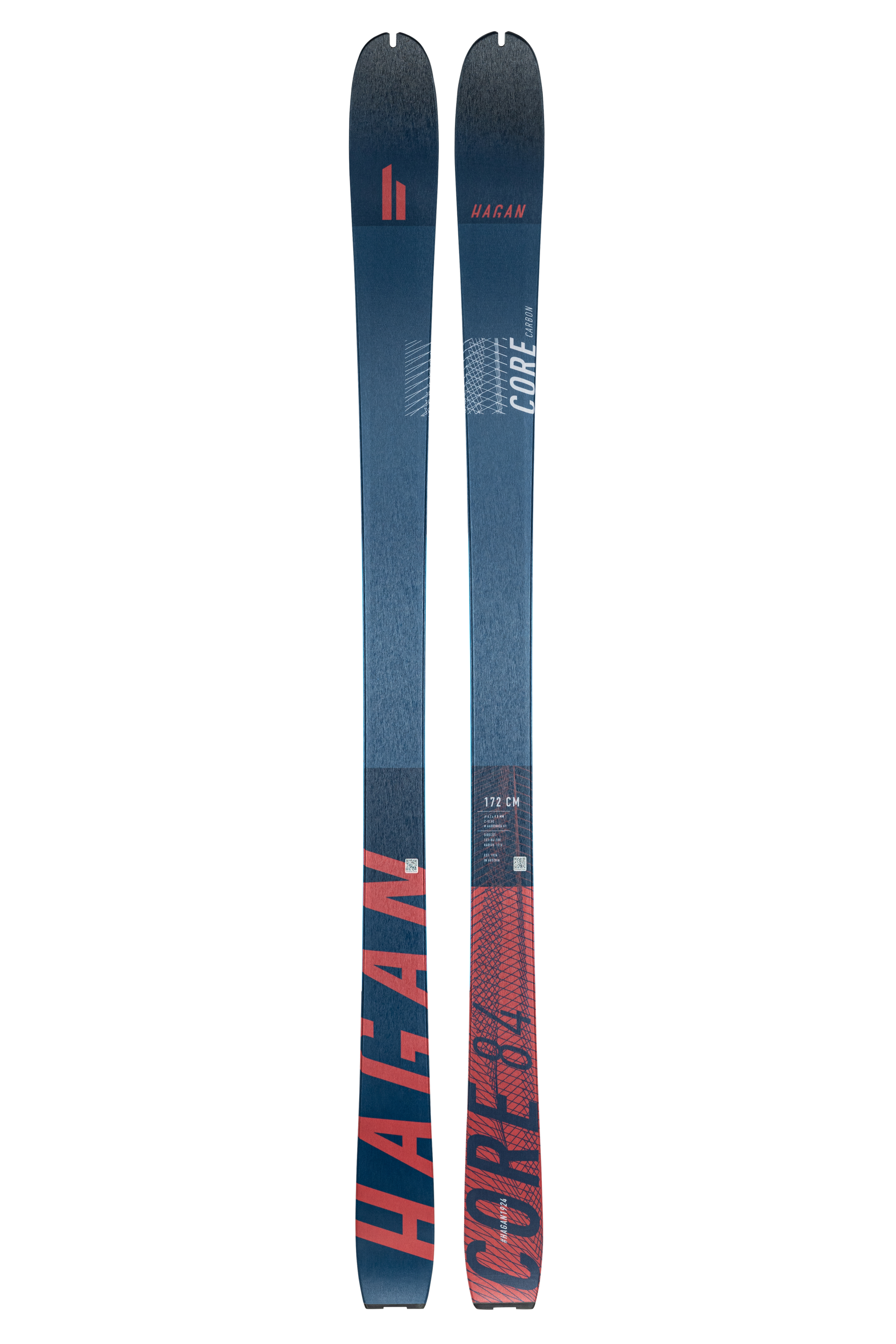 HAGAN CORE Carbon 84 Touring Skis - Ultimate Performance - Korvel