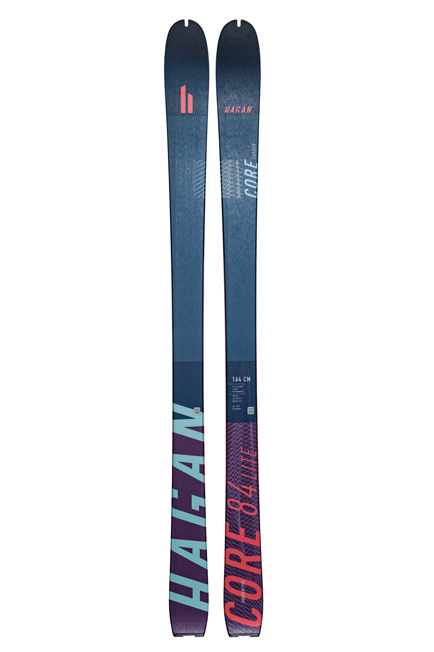 HAGAN CORE Carbon 84 Lite - Ultimate Lightweight Touring Ski - Korvel
