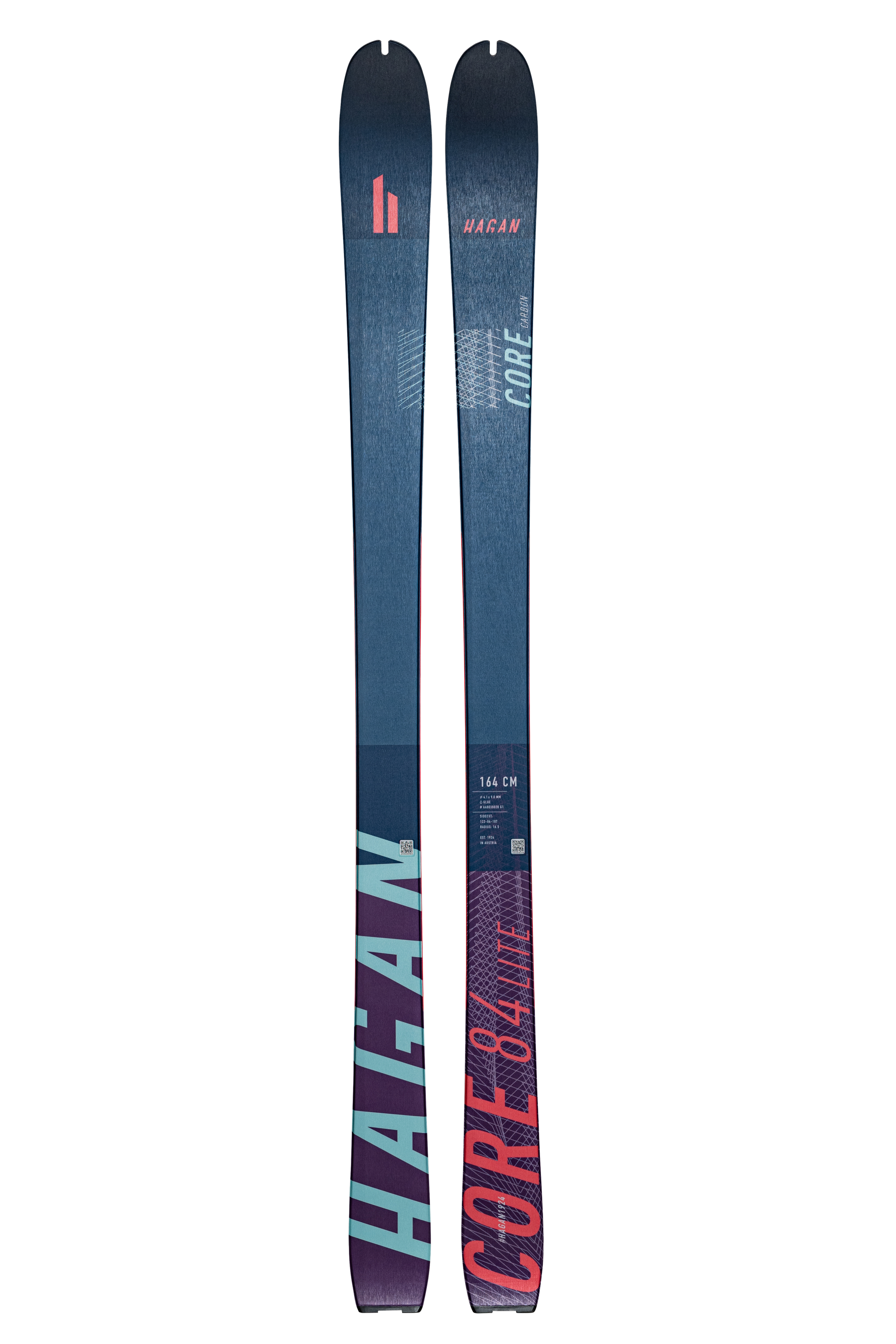 HAGAN CORE Carbon 84 Lite - Ultimate Lightweight Touring Ski - Korvel