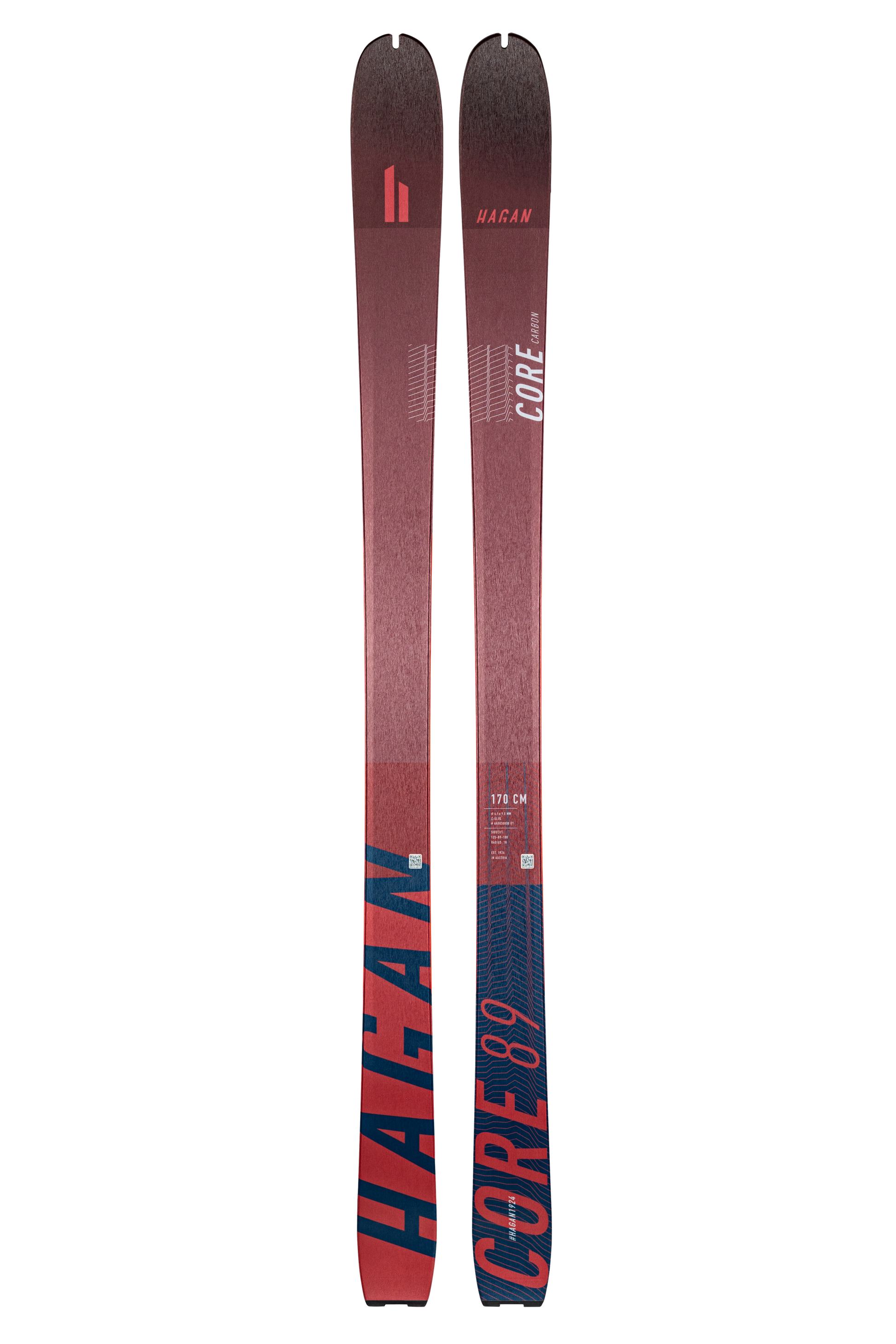 HAGAN CORE Carbon 89 - Ultimate All-Mountain Touring Ski - Korvel