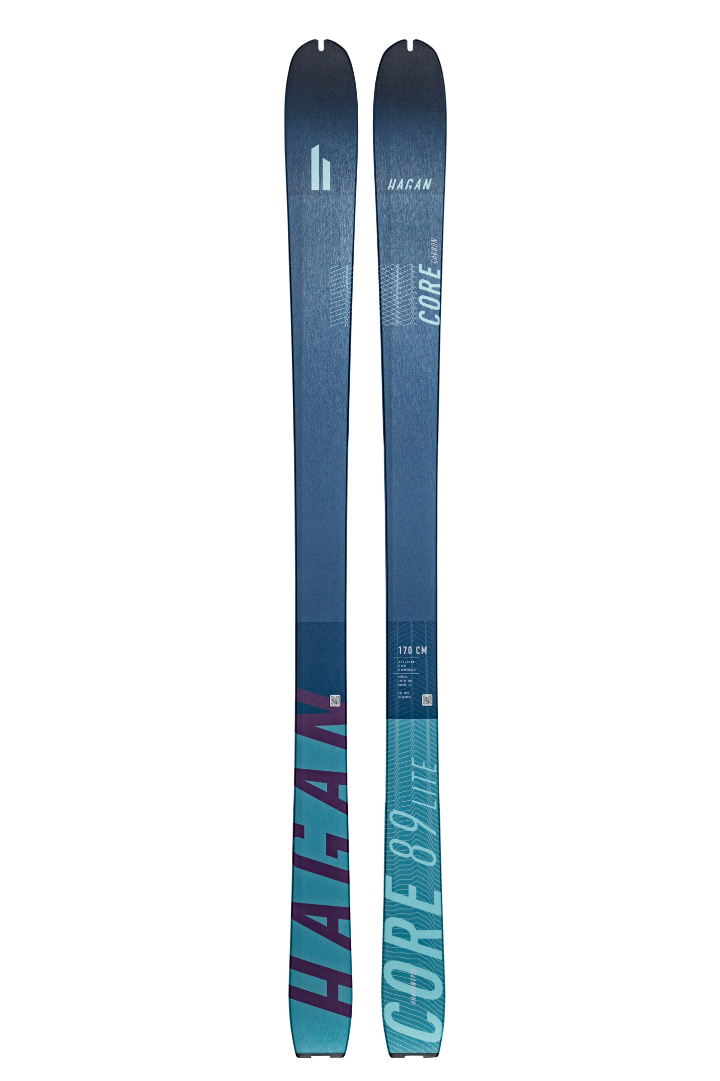 HAGAN CORE Carbon 89 Lite Touring Skis - Korvel