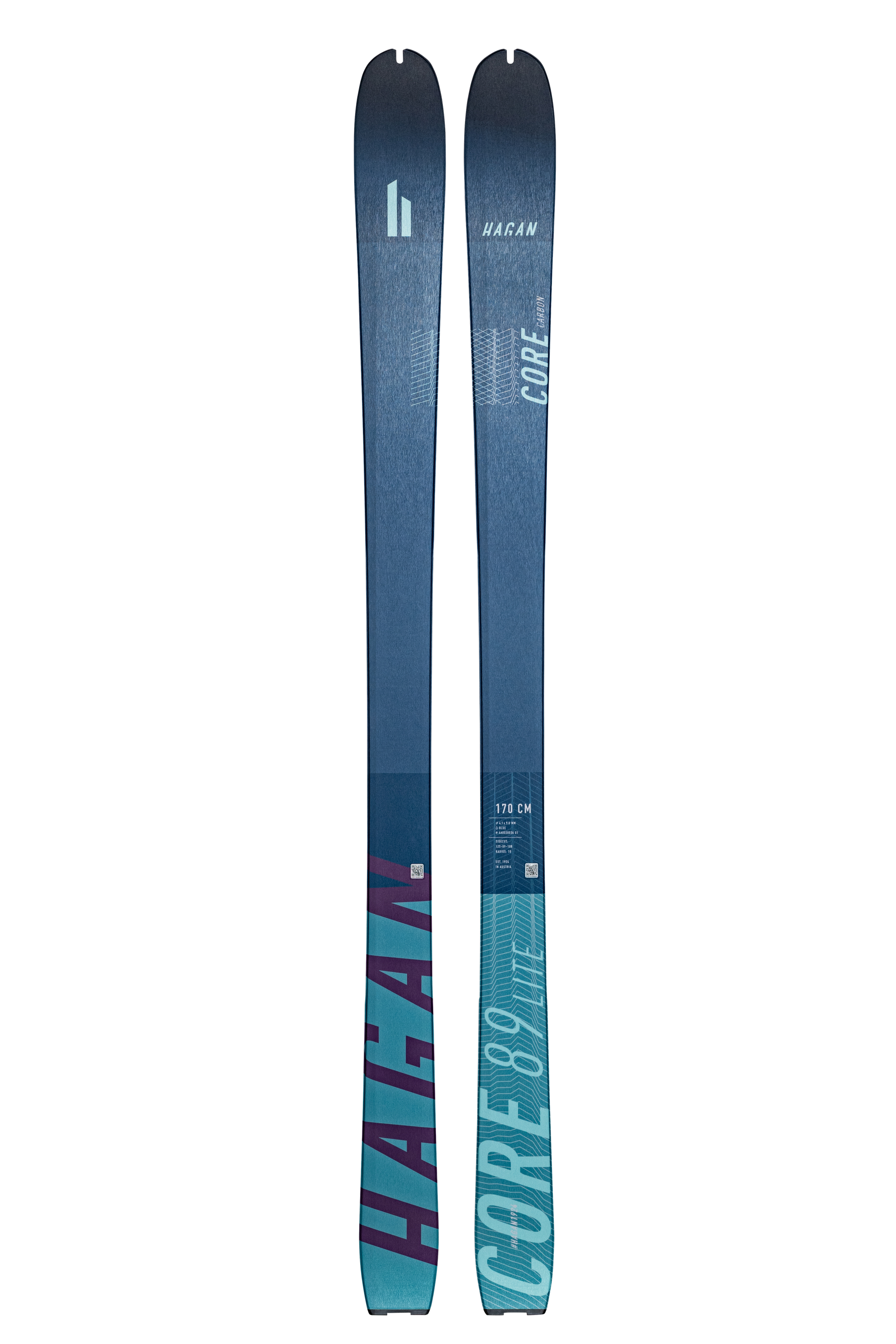 HAGAN CORE Carbon 89 Lite Touring Skis - Korvel