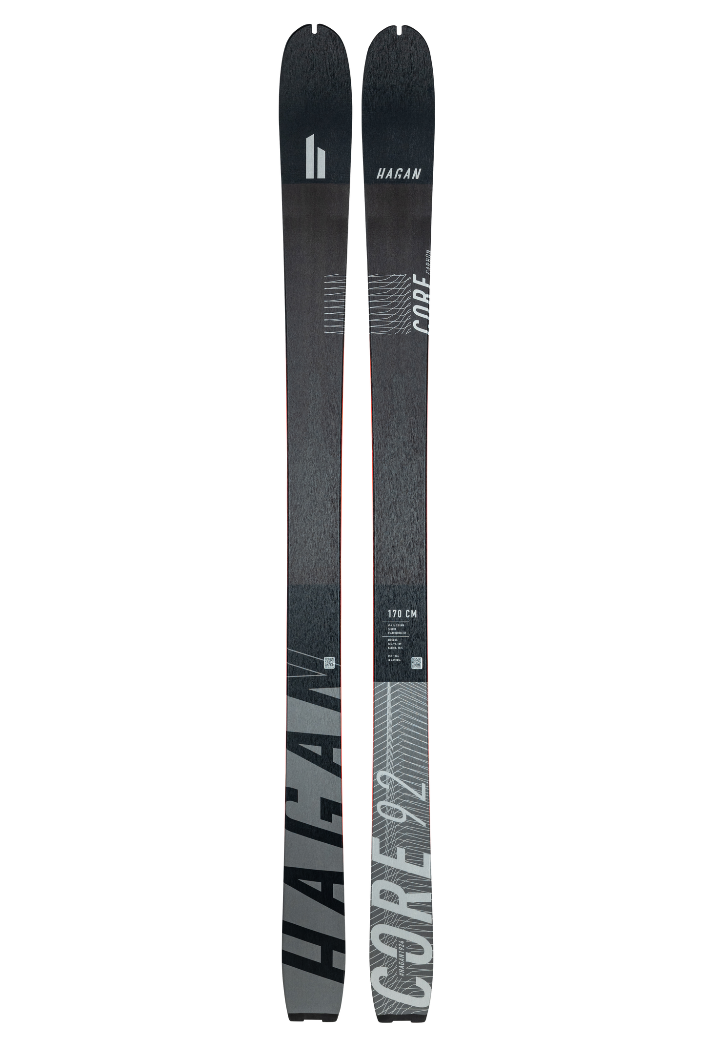 HAGAN CORE Carbon 92 All-Mountain Touring Skis - Korvel