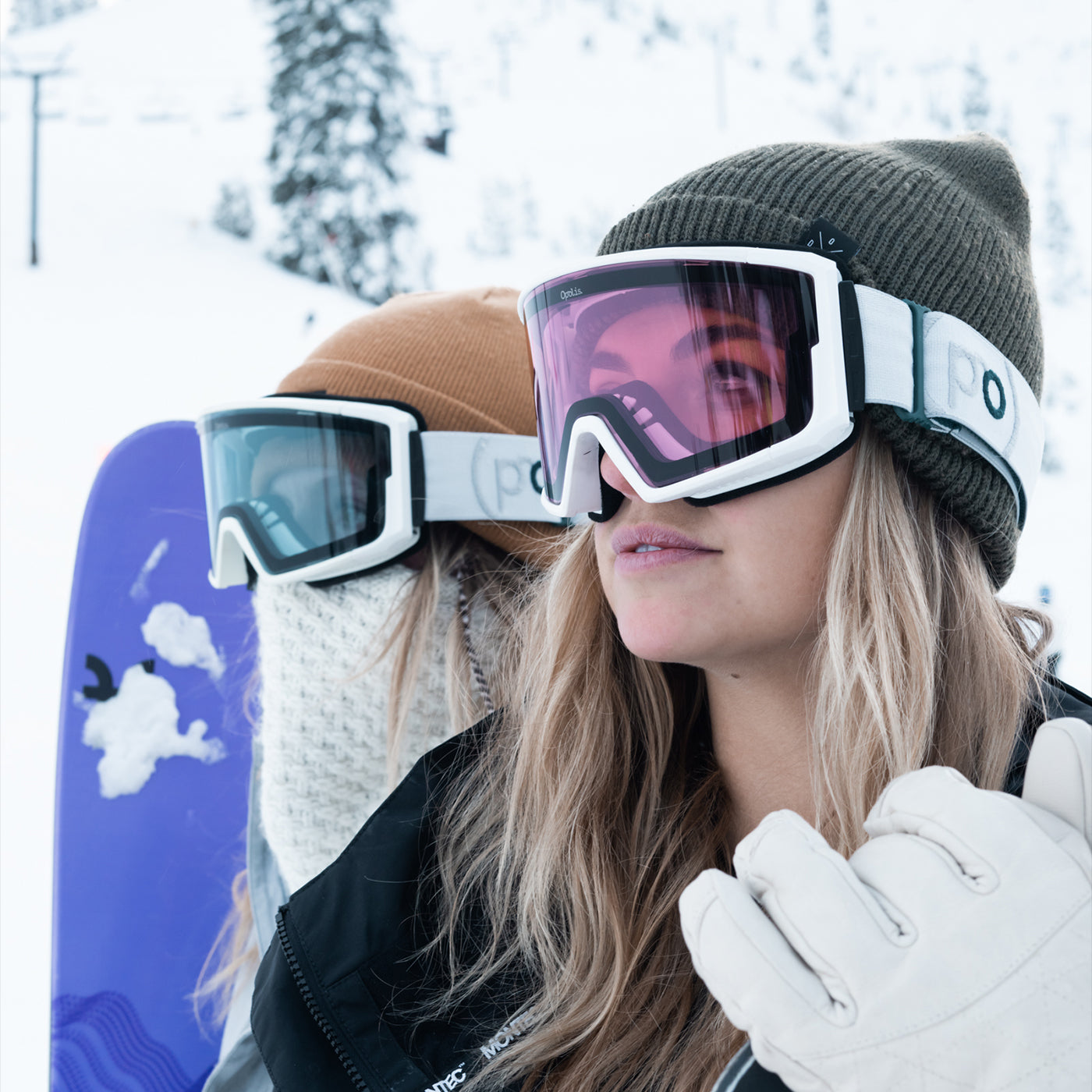 White-Out Ski & Snowboard Goggles - Cherry Lemonade Lens
