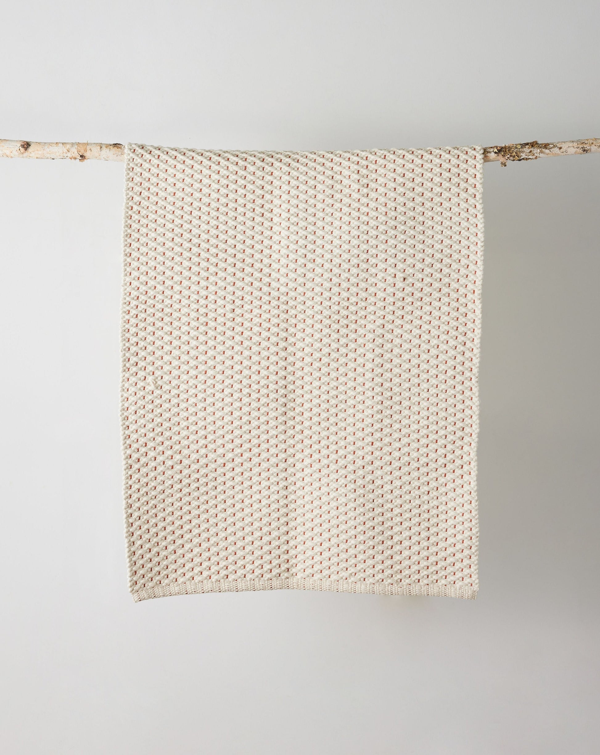 Terracotta Luxe Hand-Loomed Cotton Twill Mat - Korvel