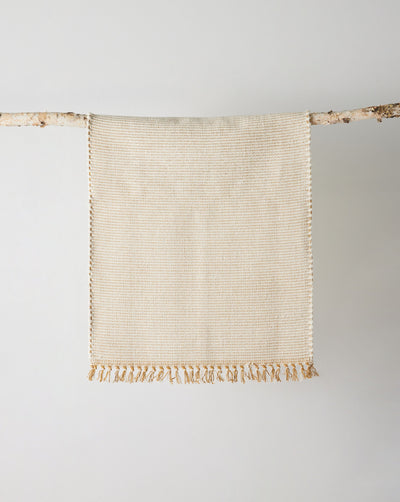 Dobby Mat in Honey - Handwoven Cotton Rug