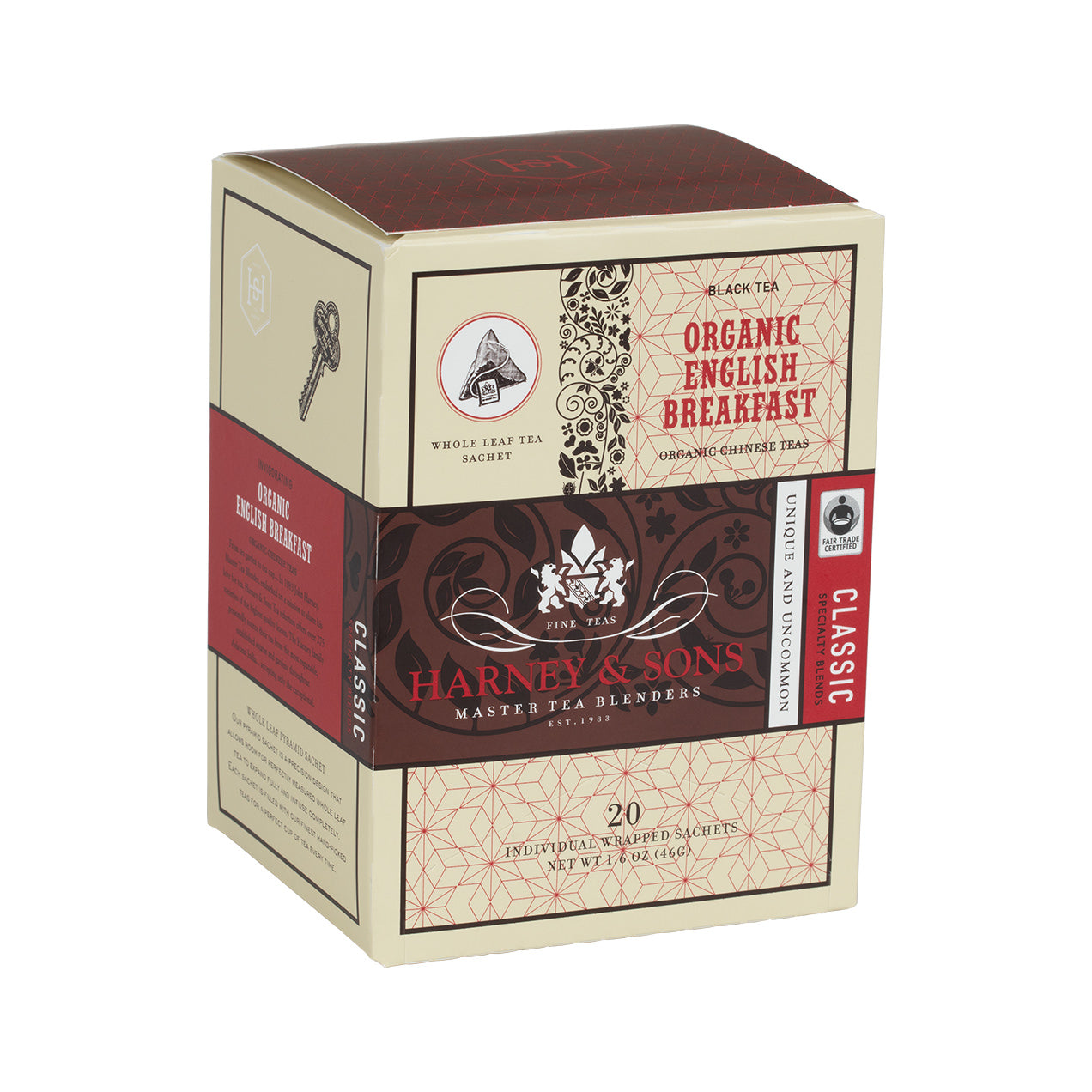 Té Inglés Desayuno Orgánico - Caja de 20 Bolsitas